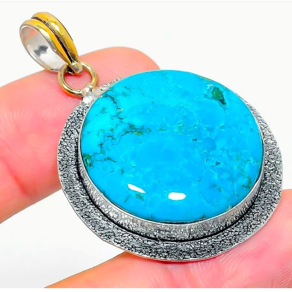 Sundance Jewelry - Gorgeous Arizona Sleeping Beauty Turquoise & Sterling Silver 1.9”